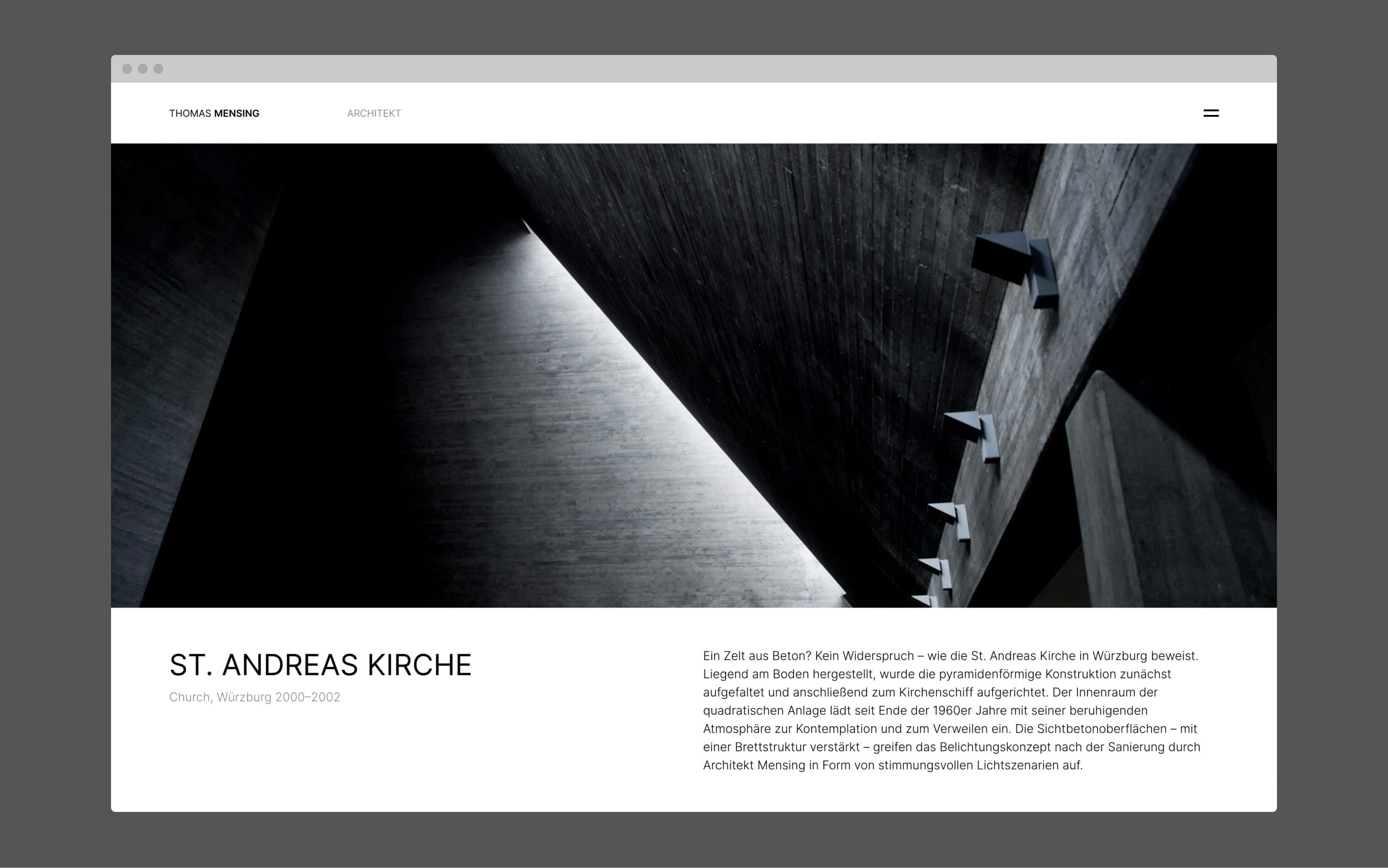 Webdesign Webentwicklung Wordpress Architekt Mensing