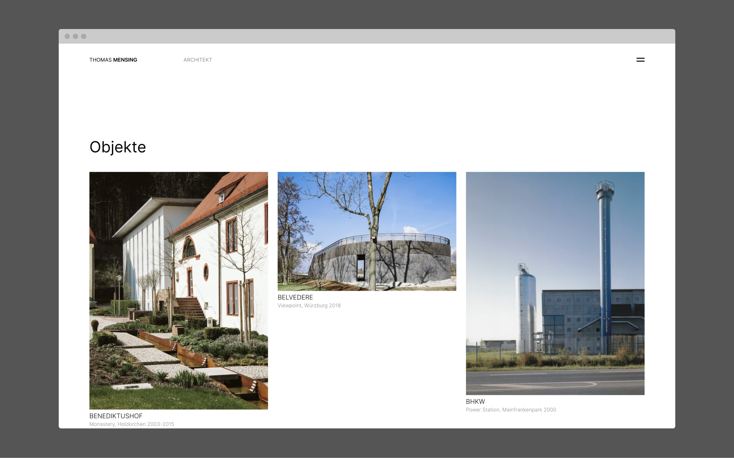 Webdesign Webentwicklung Wordpress Architekt Mensing